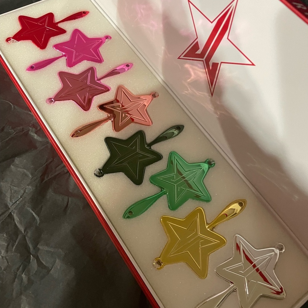 Brand new Jeffree Star chrome ornament set